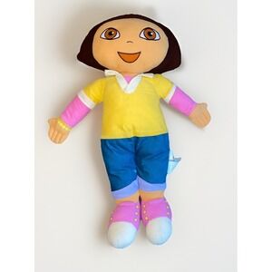Vtg Dora The Explorer Jumbo Plush Pillow Nick Jr  Apx: 28"